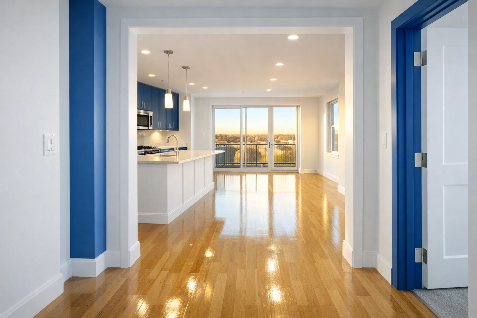 Flawlessly clean apartment in Waltham MA after professional move-out cleaning services near me for a fresh start.