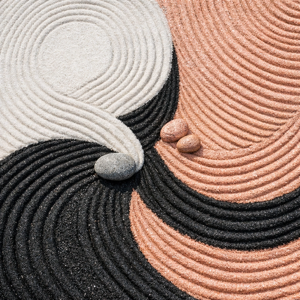 Harmonious diversification showing how different asset classes combine to reduce portfolio risk