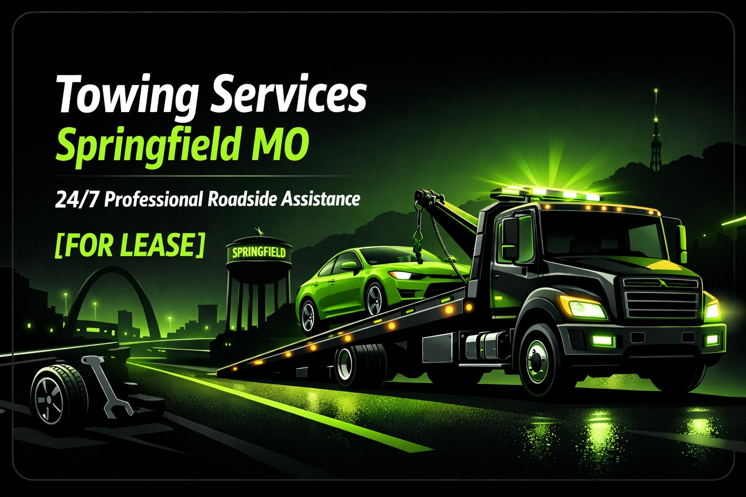 [HERO] Towing Services Springfield MO : 24/7 Professional Roadside Assistance [FOR LEASE]
