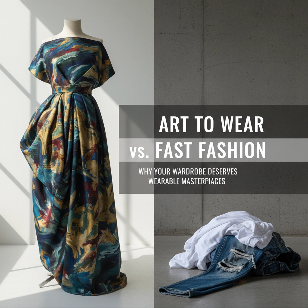 Art to Wear vs. Fast Fashion: Why Your Wardrobe Deserves Wearable Masterpieces