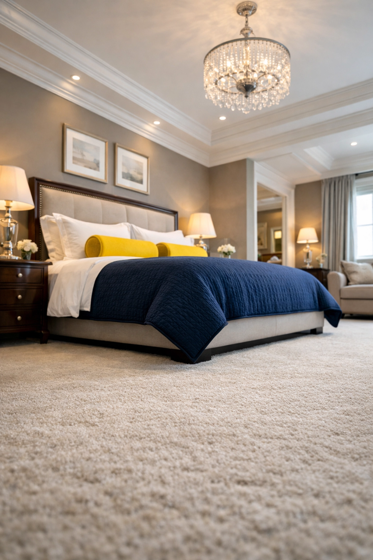 Organized MetroWest bedroom highlighting reliable weekly house cleaning for families in Westford.