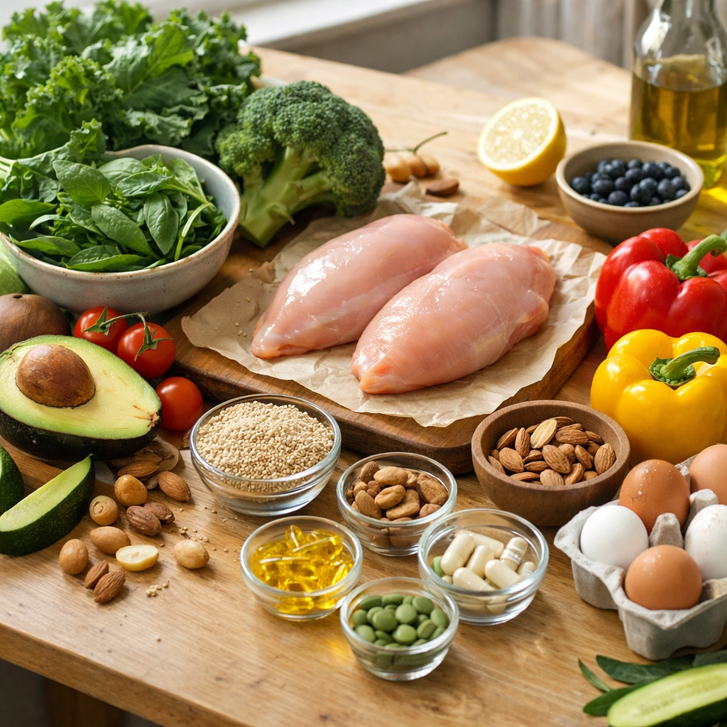 Whole foods meal prep for sustainable weight loss with dietitian support