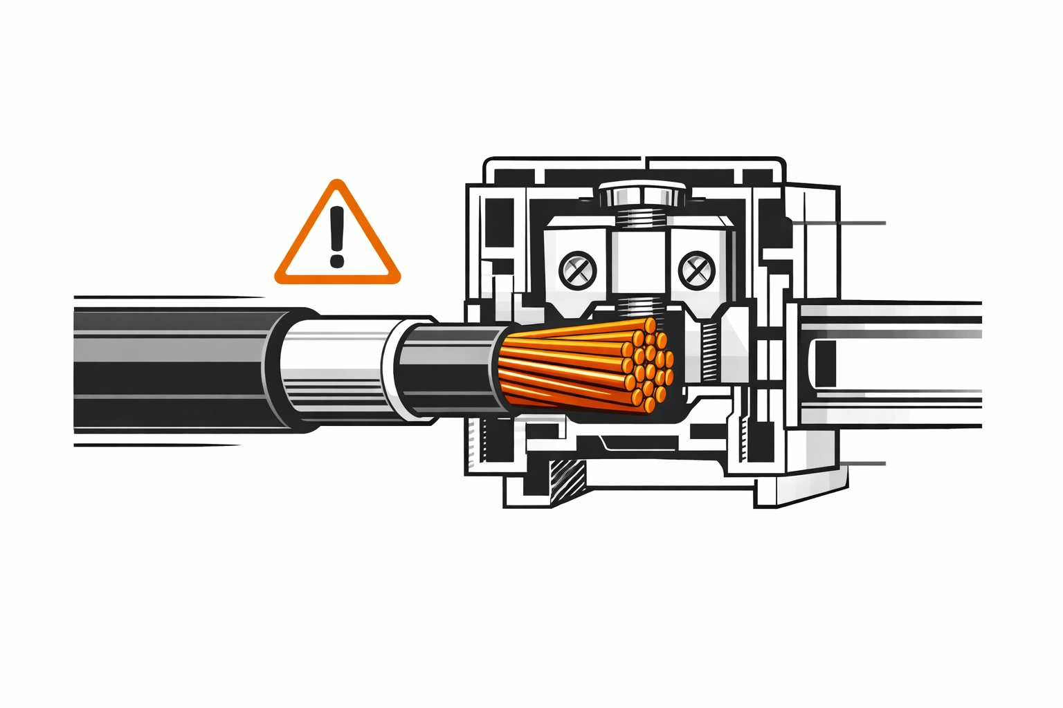Sichere Elektroinstallation in Wien: Technisches Diagramm zur Vermeidung von Fehlern bei Stromausfall.