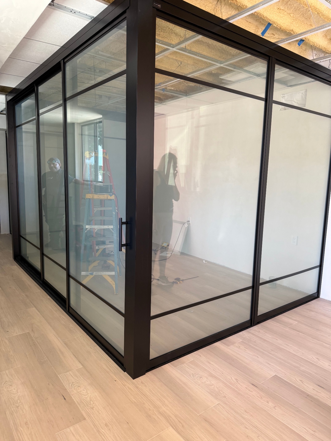 Glass Office Enclosure Installation