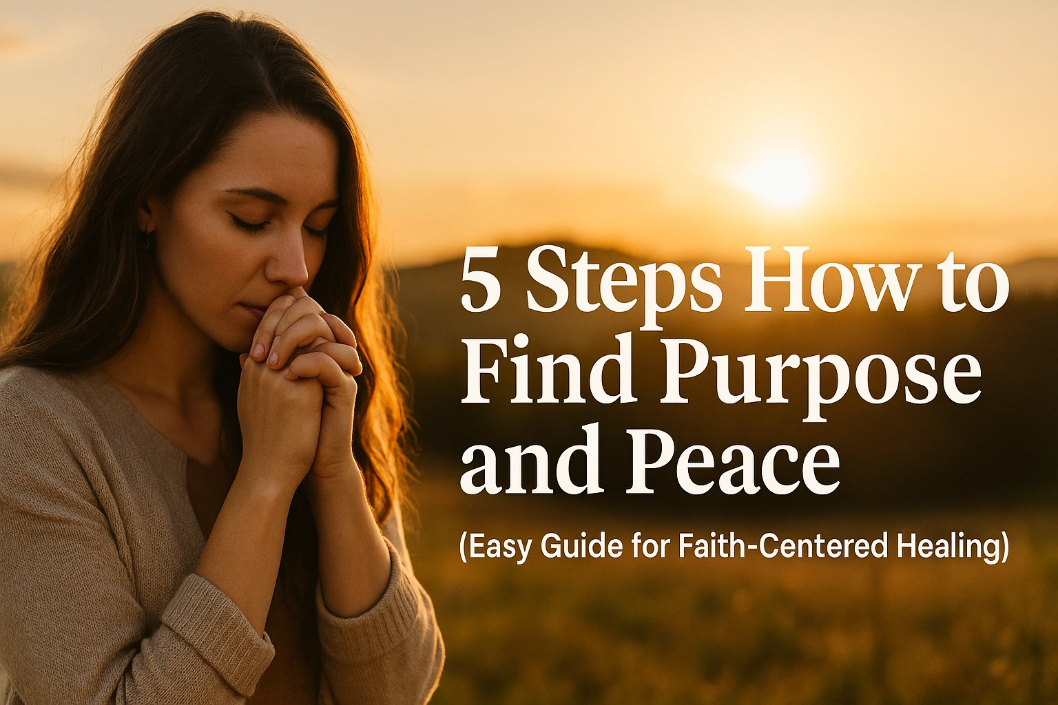 5 Steps How to Find Purpose and Peace (Easy Guide for Faith-Centered Healing)