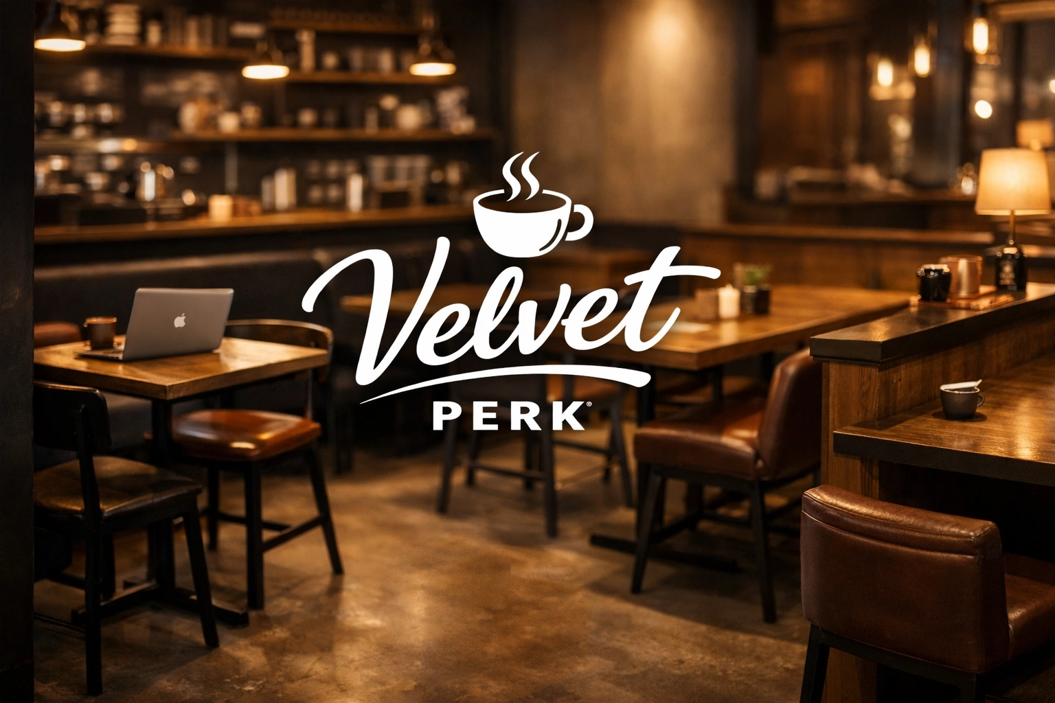 Coffee shop seating options for remote workers showing tables and counter seats