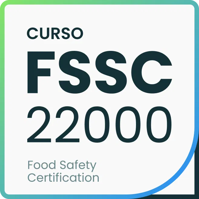 Formação especializada em FSSC 22000 para profissionais do setor alimentar.