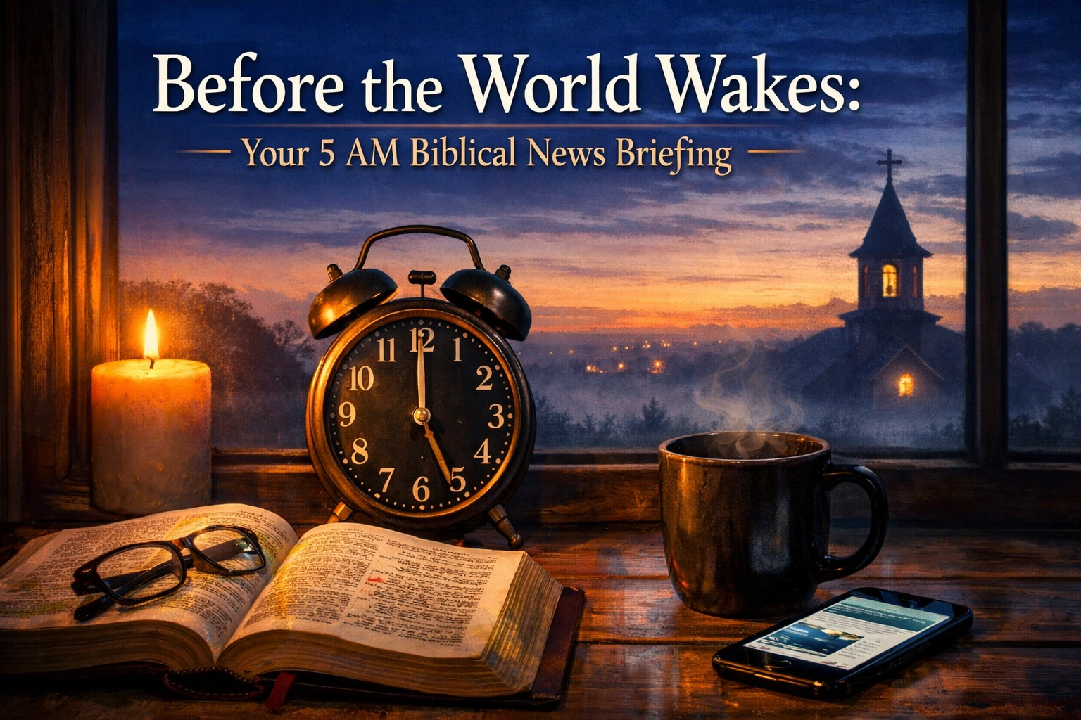 [HERO] Before the World Wakes: Your 5 AM Biblical News Briefing
