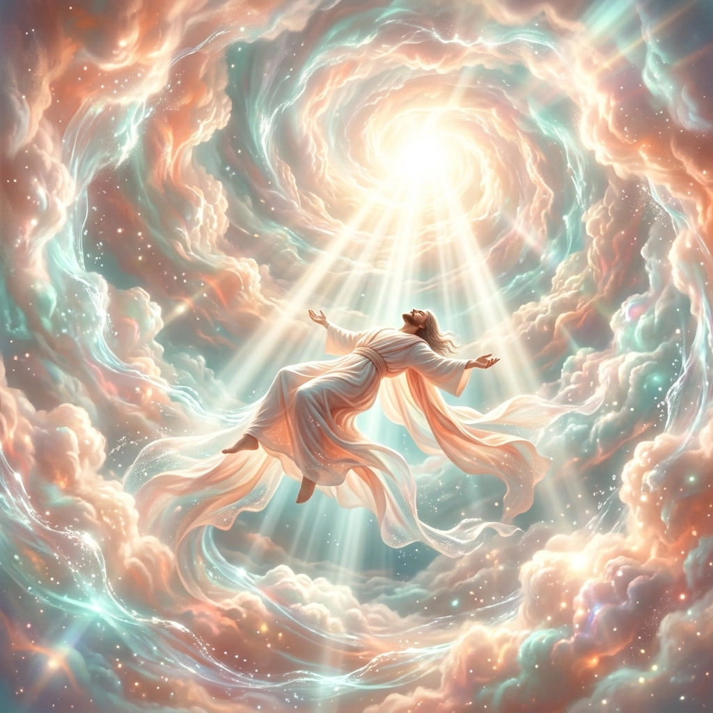 Visualizing the surrender of the ego to access deep flow states and productivity.