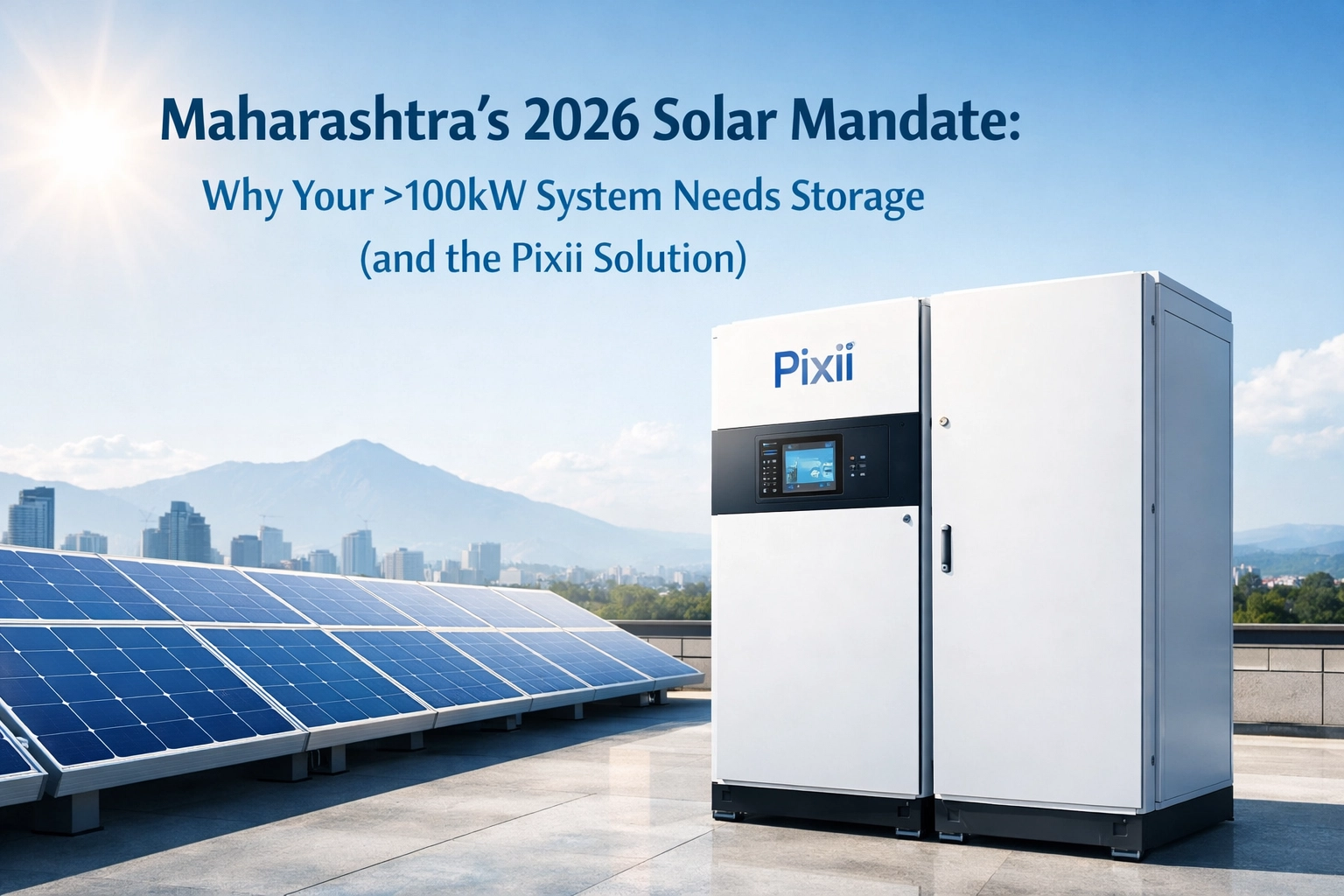 Maharashtra Solar Policy 2026 and BESS mandate Maharashtra: Hybrid Solar Systems for Commercial Solar Installation Mumbai