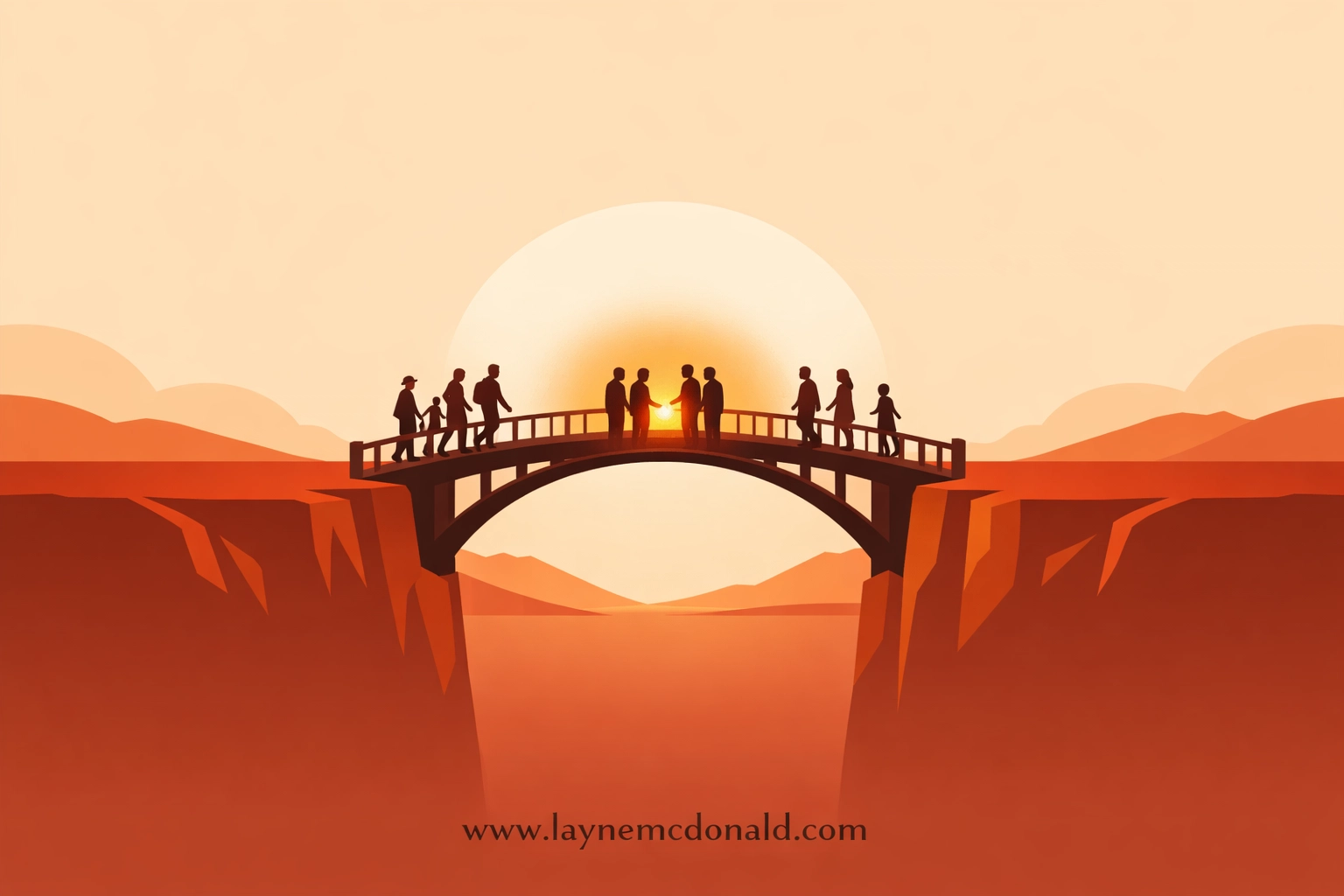 A symbolic bridge representing church culture repair and the connection between leaders and members.