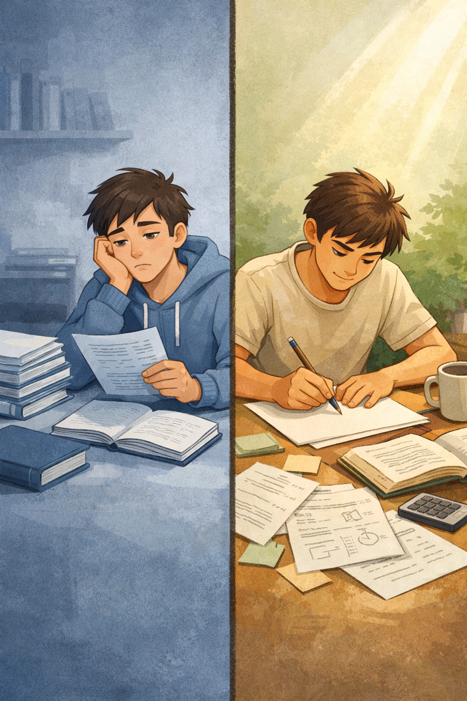 Comparison of passive note reading versus active revision techniques for A Level Chemistry