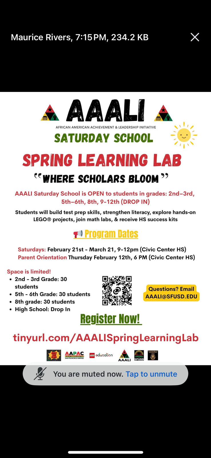 AAALI Saturday School