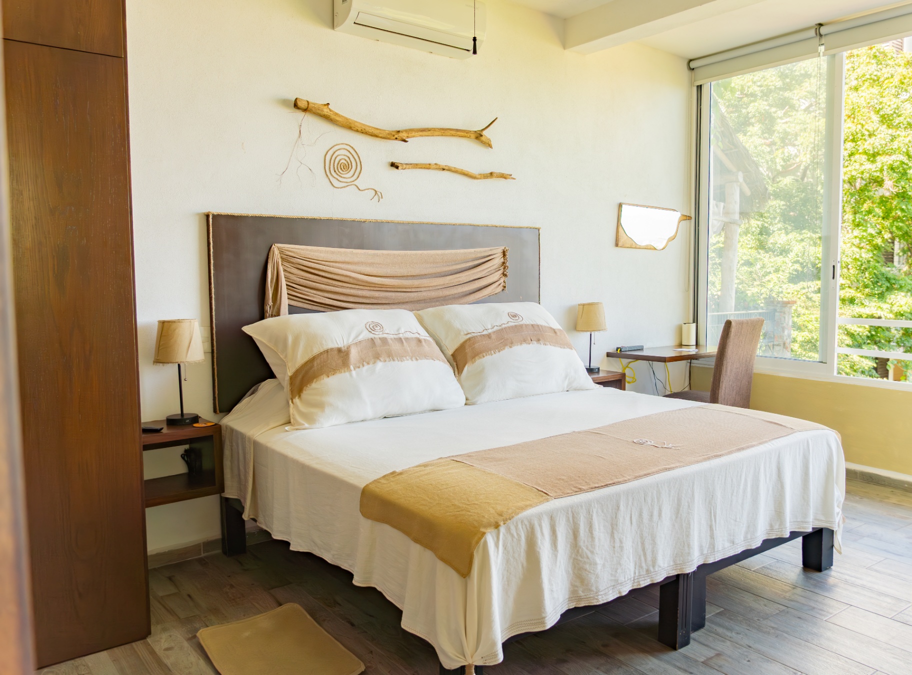Bright and modern bedroom in a Puerto Vallarta condo