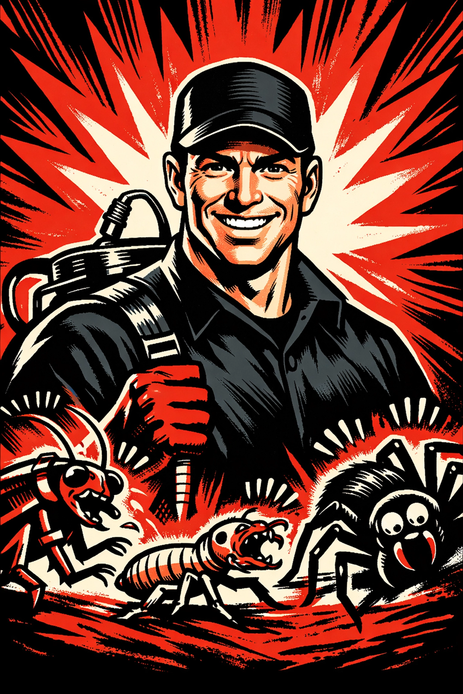 Professional exterminator in Jasper AL defeating termites, roaches, and spiders for local homeowners.