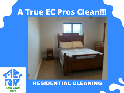 Easy Clean Pros Bedroom Cleaning Service Example