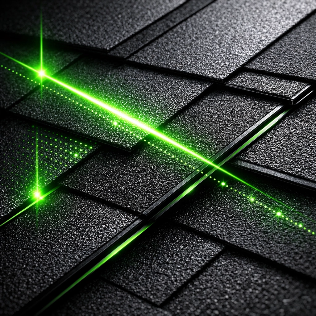 Close-up of high-quality architectural shingles showing technical precision for Seattle roofing contractors.