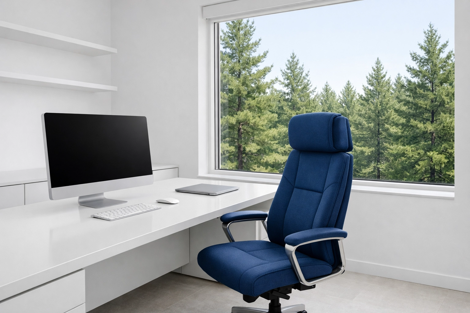 A clean, organized Ashburnham office with dust-free surfaces provided by House Cleaning Ashburnham MA professionals.