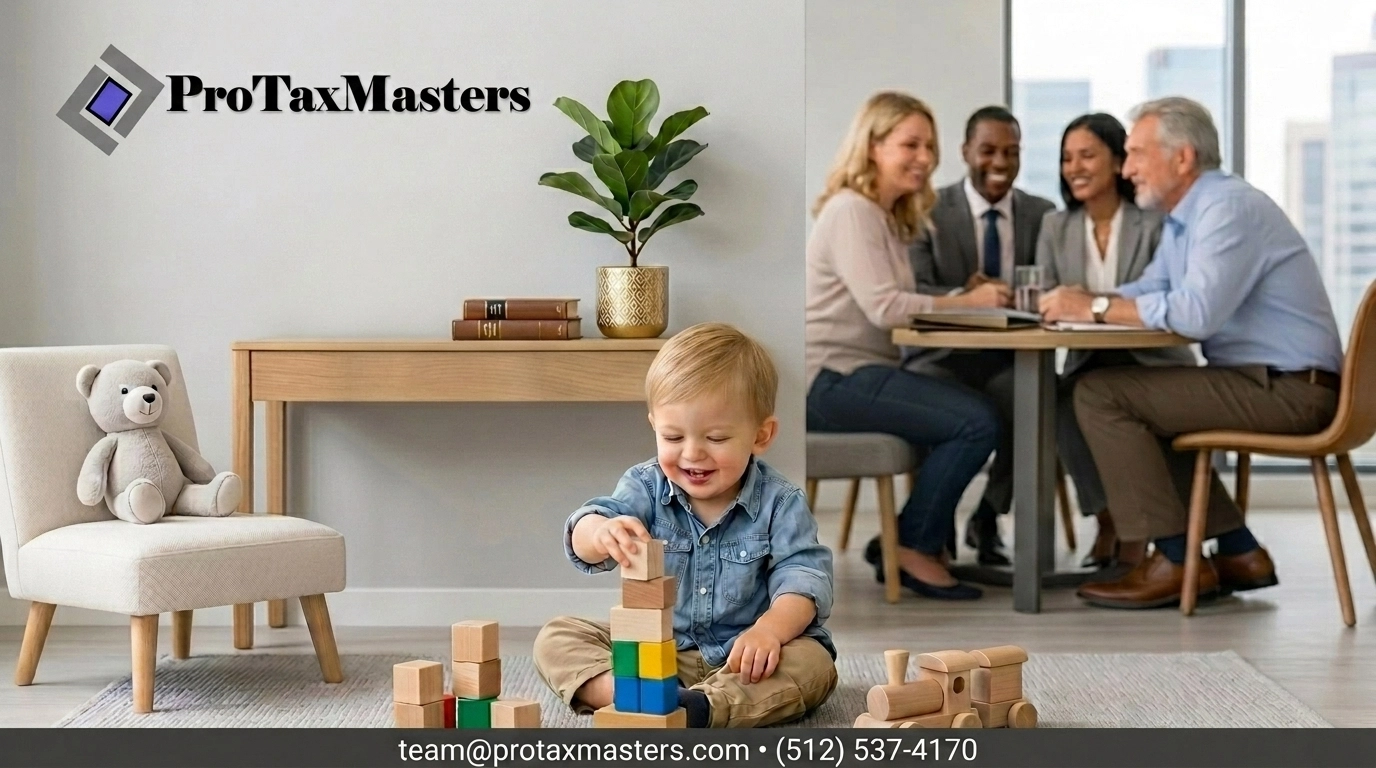 San Marcos office childcare area showcasing 2026 small business tax credits for employers.