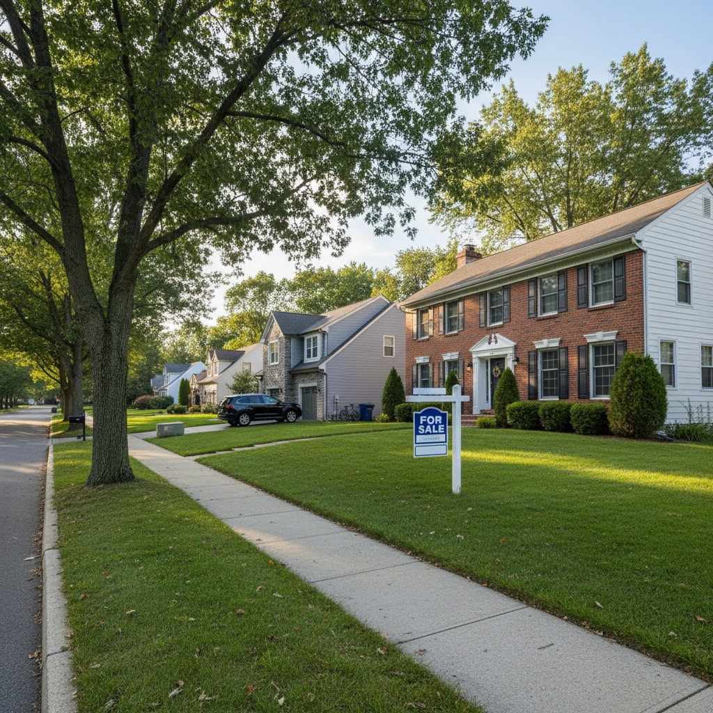 Graph illustrating South Jersey real estate market trends, including median home prices and days on market Graph illustrating South Jersey real estate market trends, including median home prices and days on market