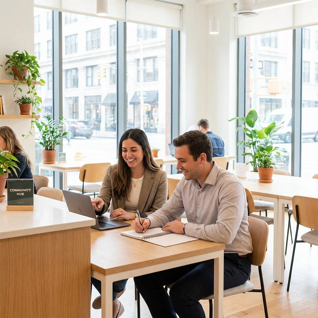 Friendly business support team collaborating, helping sole traders adapt to new HMRC reporting rules