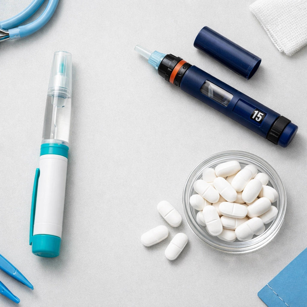 Three weight loss medication delivery methods: injection pens and oral tablets