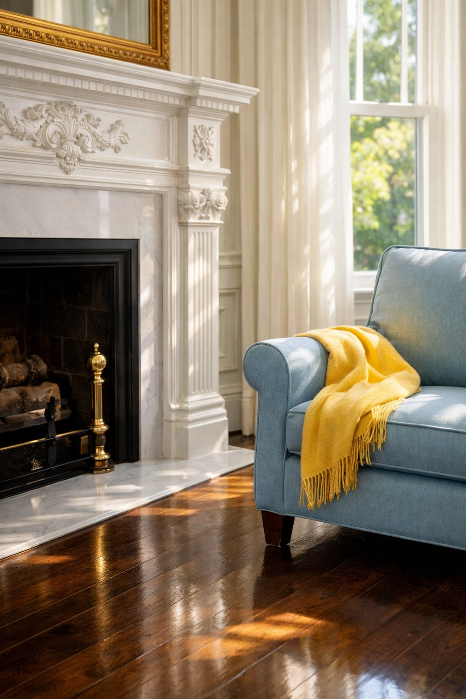 Dust-free luxury historic home in West Cambridge after premium eco-friendly house cleaning in Cambridge.