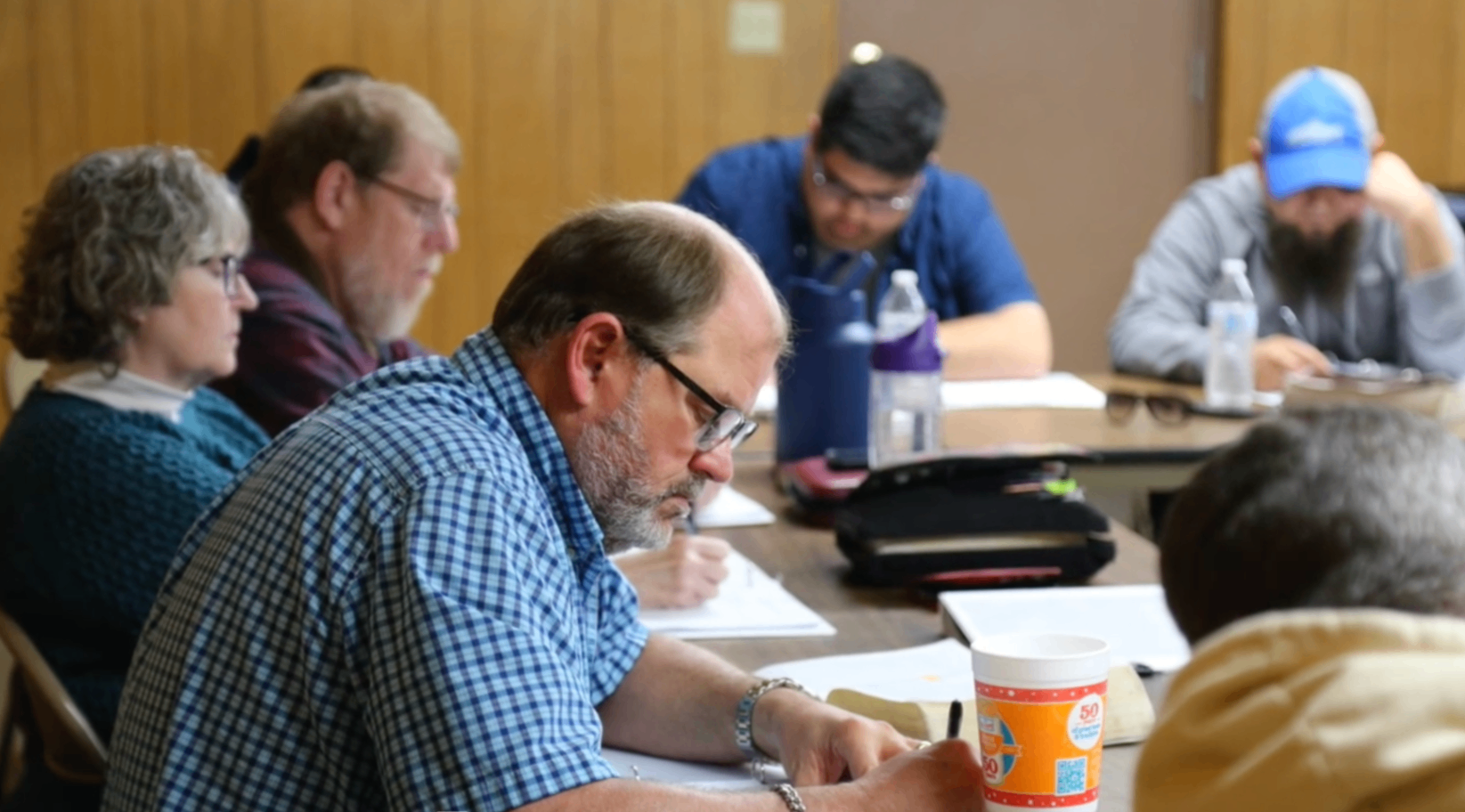 ReImagine Retreat pastors taking notes