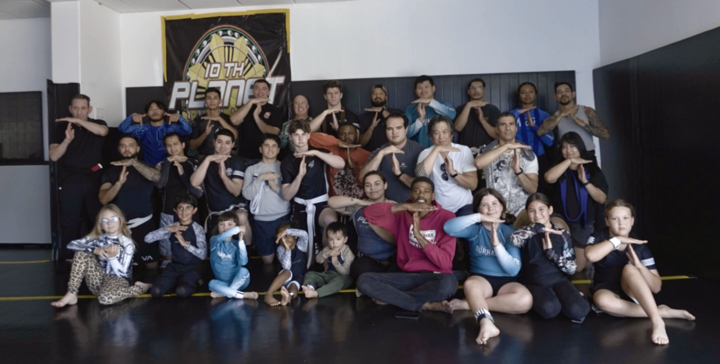The whole 10th Planet Jiu Jitsu: Torrance crew after training—welcoming, friendly, and community-first. The whole 10th Planet Jiu Jitsu: Torrance crew after training—welcoming, friendly, and community-first.