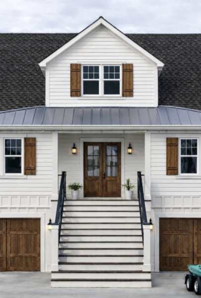 Elevated Coastal-Style Home