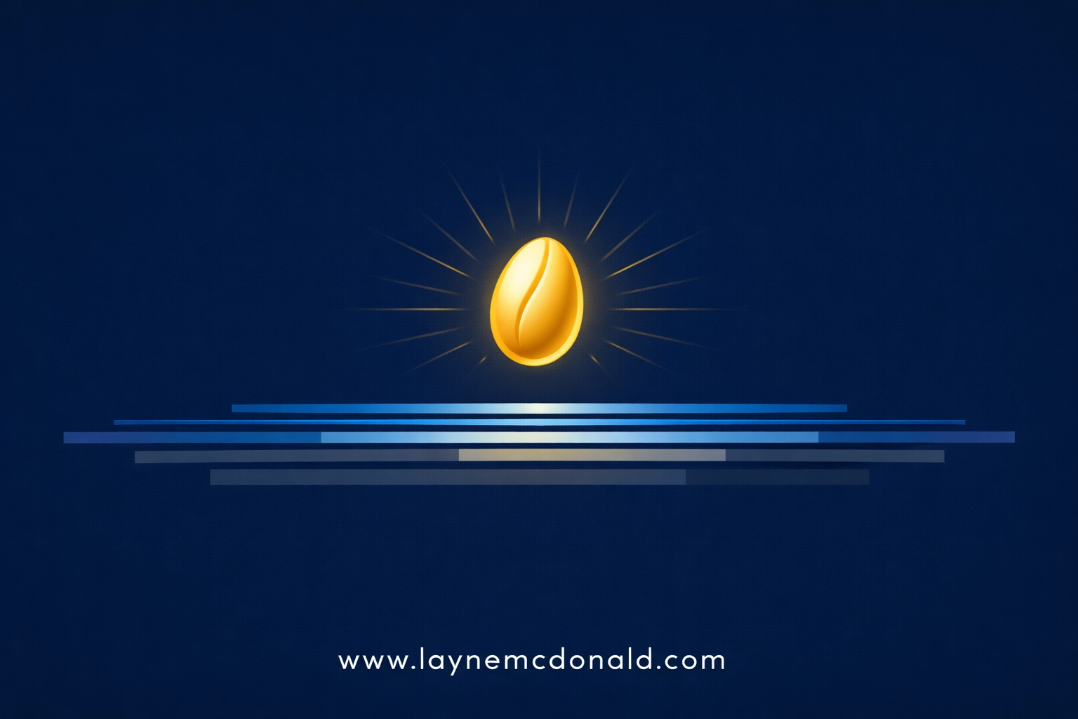 Minimalist vector of a glowing seed on digital soil representing faith-based media growth.