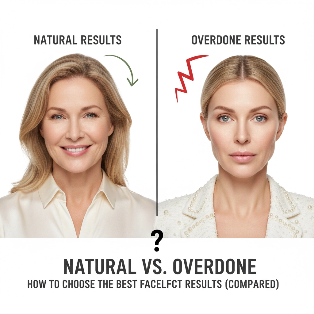 Natural vs. Overdone: How to Choose the Best Facelift Results (Compared)