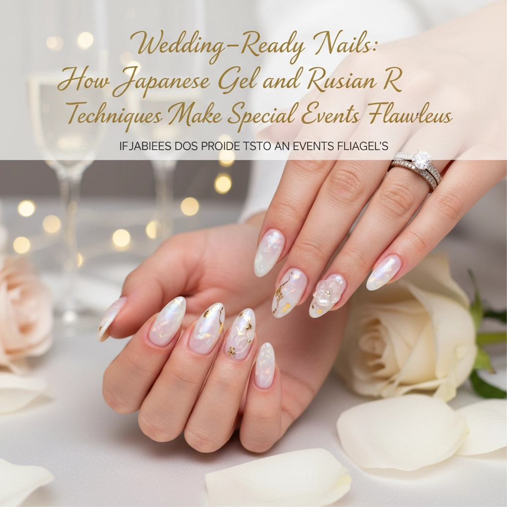 Wedding-Ready Nails: How Japanese Gel and Russian Techniques Make Special Events Flawless