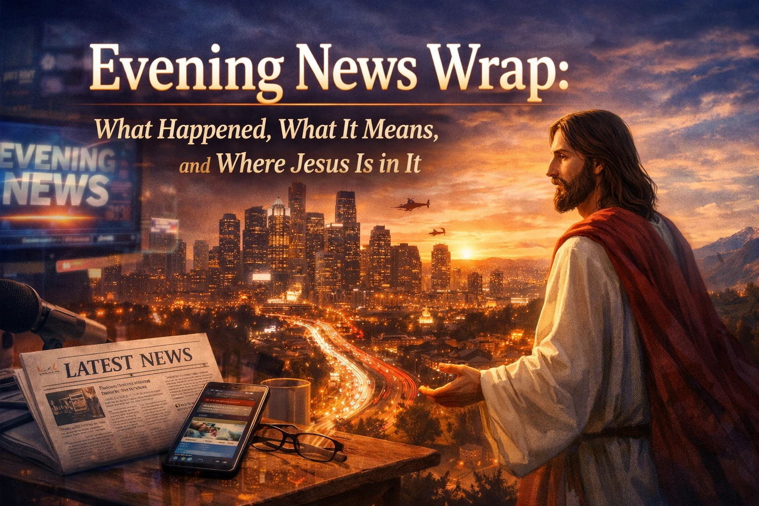 [HERO] Evening News Wrap: What Happened, What It Means, and Where Jesus Is in It