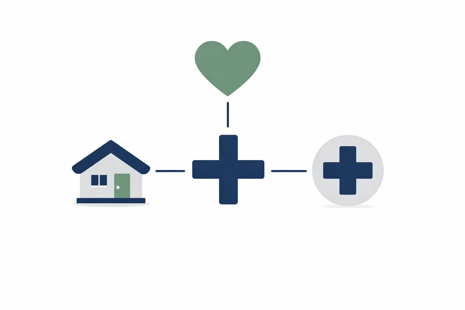 Icons for home, charity, and medical expenses illustrating itemized deductions for a higher tax refund.