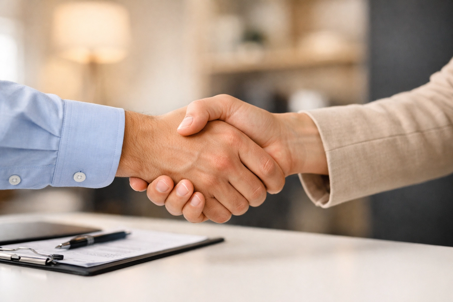 Professional handshake finalizing a defensible business valuation in Mississippi for an exit strategy.