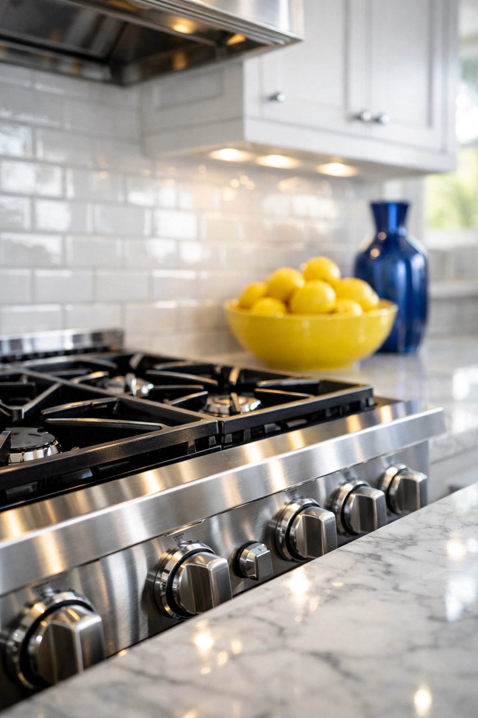 Sparkling, grease-free kitchen in a Massachusetts estate after professional deep cleaning MA.