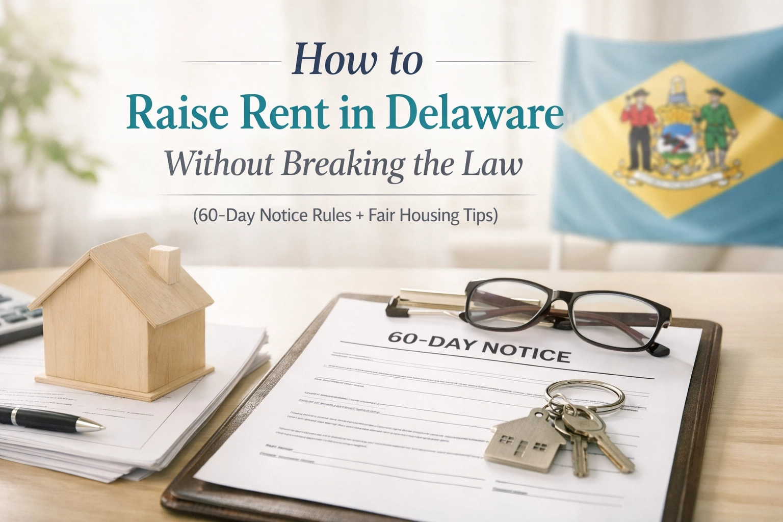 [HERO] How to Raise Rent in Delaware Without Breaking the Law (60-Day Notice Rules + Fair Housing Tips)