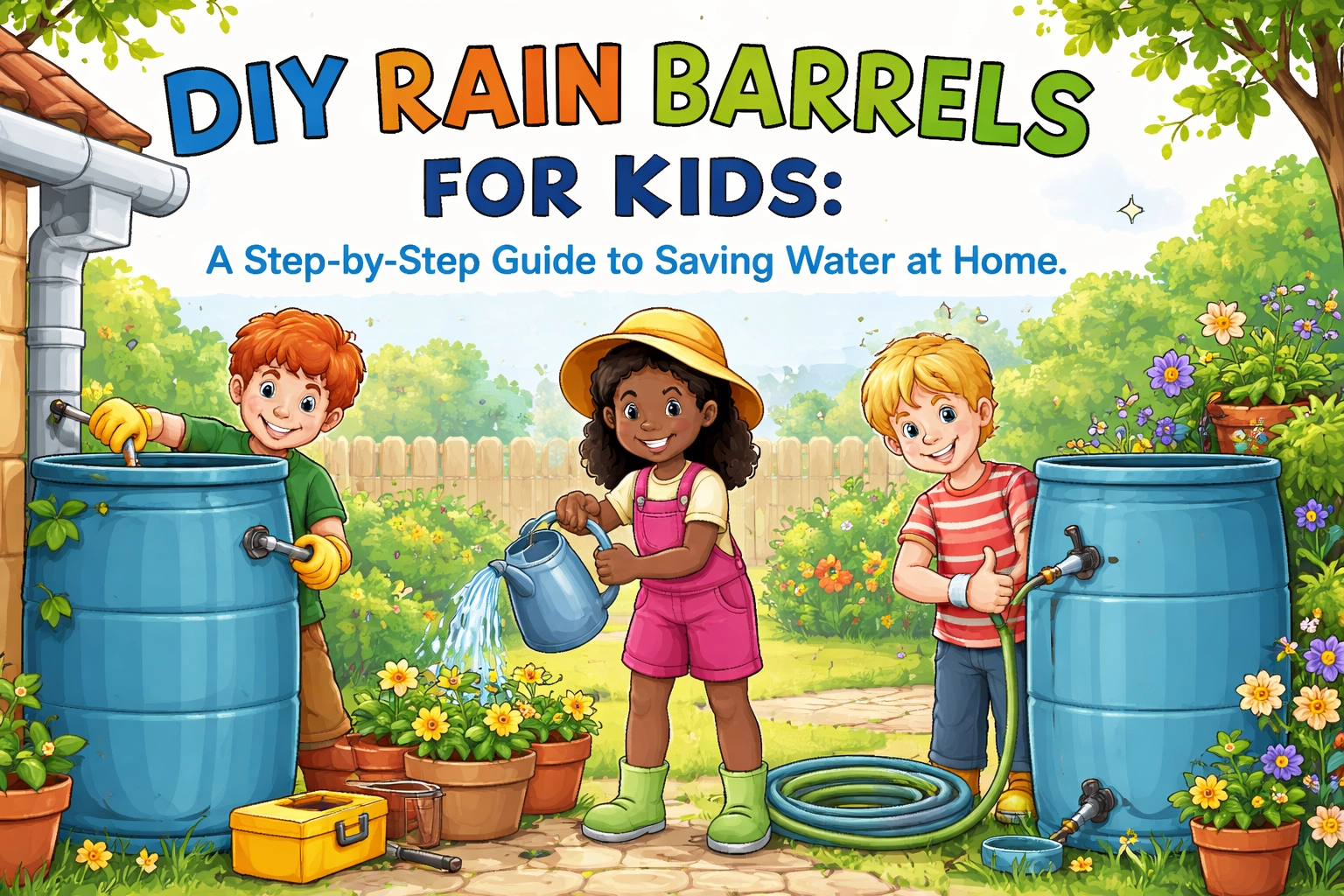DIY Rain Barrels for Kids: A Step-by-Step Guide to Saving Water at Home