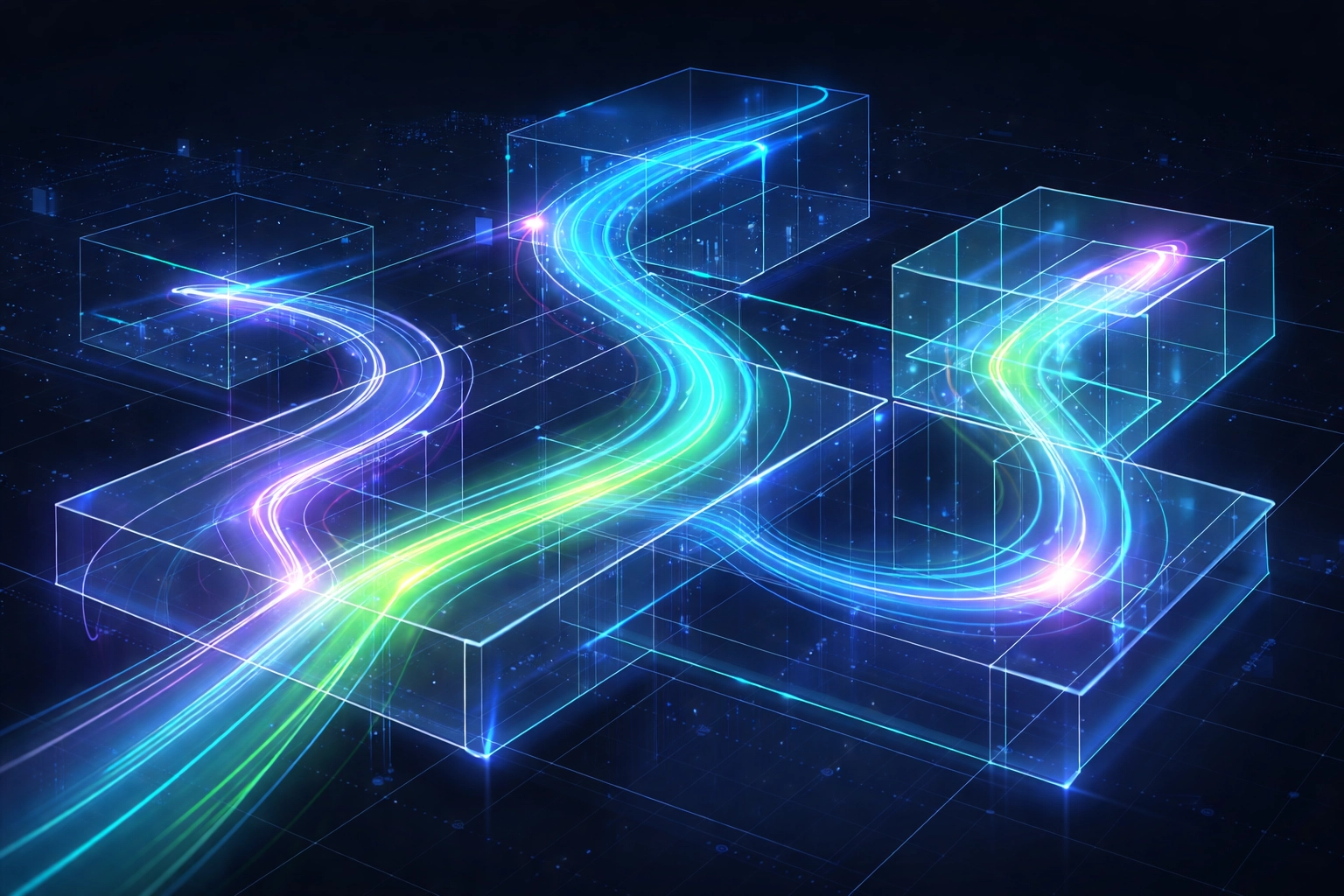 Abstract network of investment pathways illustrating advanced portfolio diversification and asset correlation.