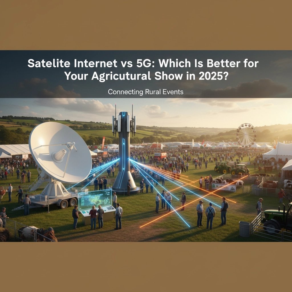 Satellite Internet vs 5G: Which Is Better for Your Agricultural Show in 2025?