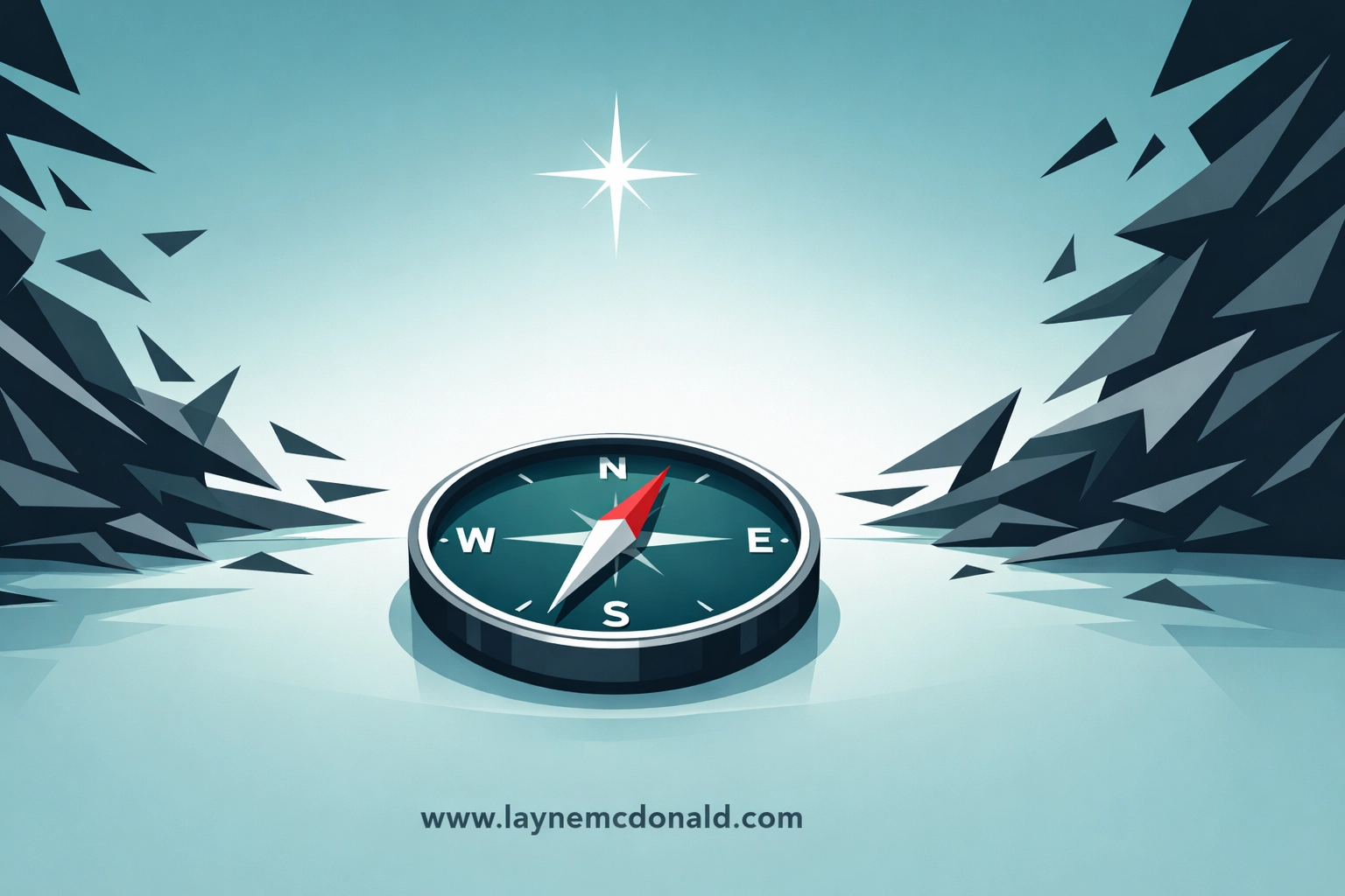 A guiding compass representing church leadership focus amidst cultural noise and distractions.