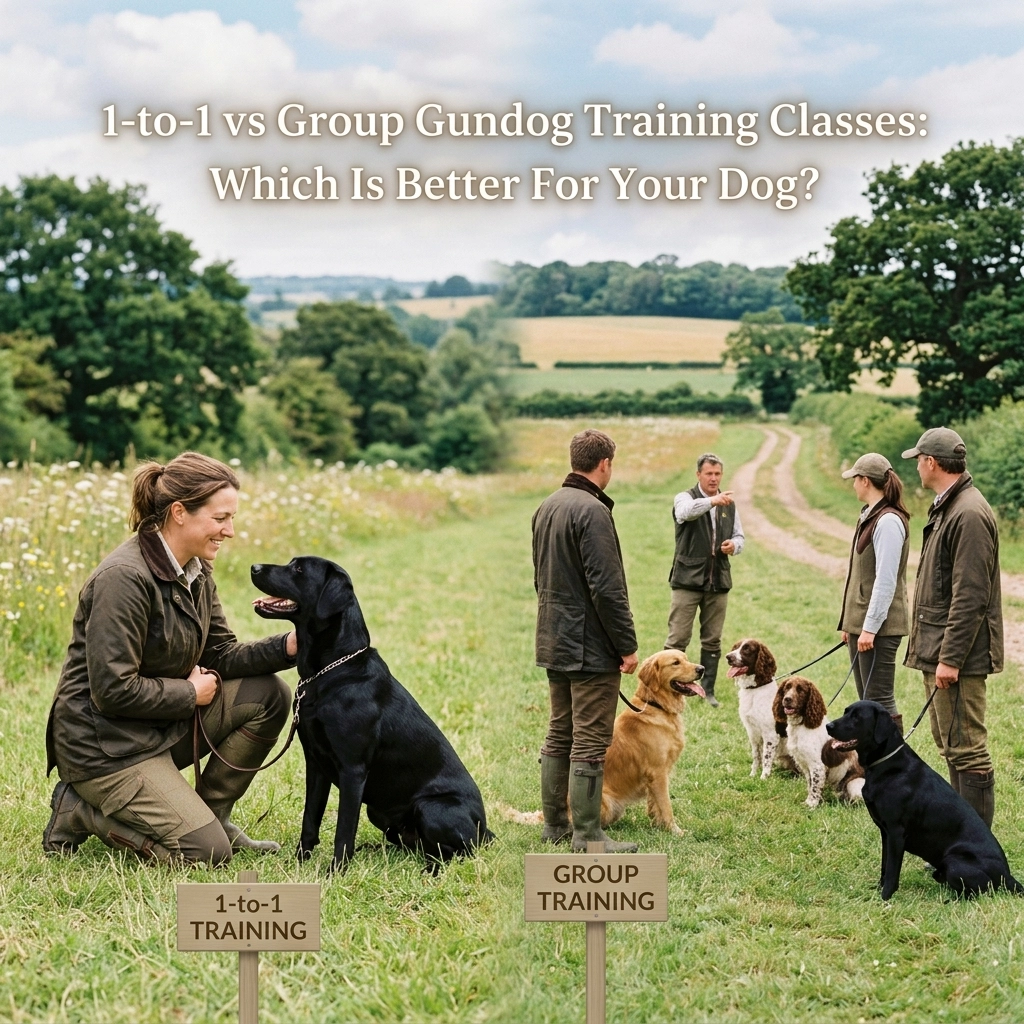 [HERO] 1-to-1 vs Group Gundog Training Classes: Which Is Better For Your Dog?
