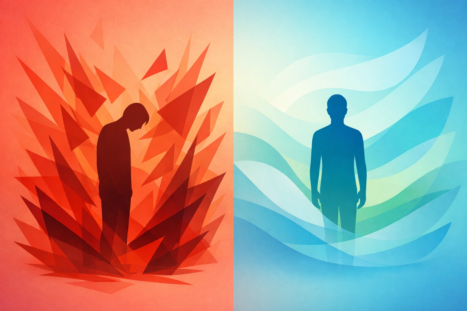 Journey from trauma dysregulation to nervous system calm and emotional regulation