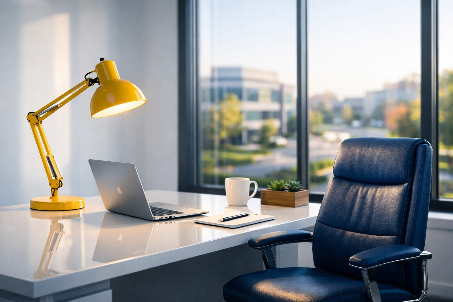 Professional office cleaning Franklin ensures a productive workspace with clean desks and sanitized surfaces.