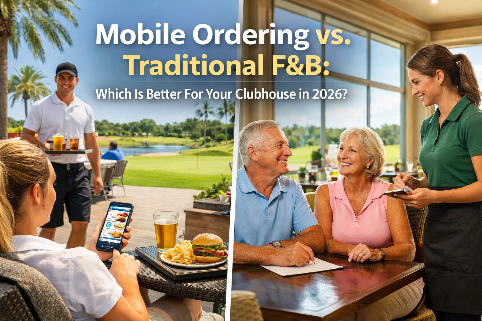 [HERO] Mobile Ordering vs. Traditional F&B: Which Is Better For Your Clubhouse in 2026?