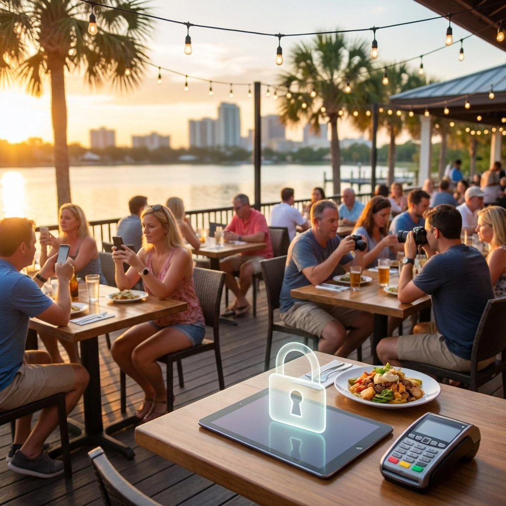Don't Let Tourist Data Breaches Sink Your Restaurant: Cyber Liability Tips for Central Florida