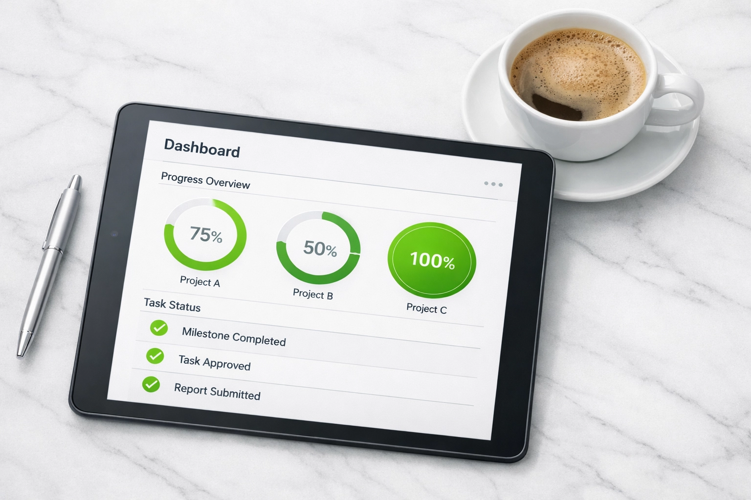 Compliance dashboard showing IT support Santa Barbara status for defense contractors using managed IT.