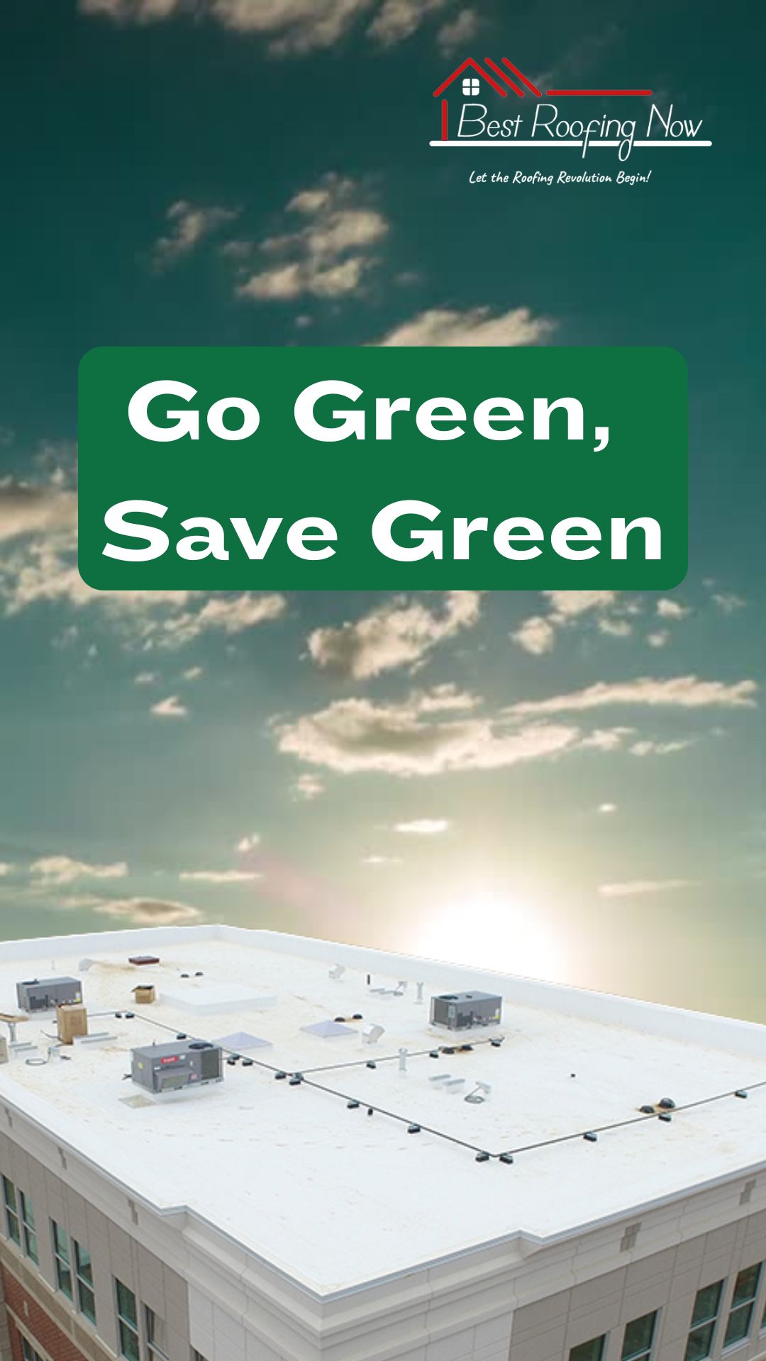 Commercial Building Energy-Efficient Roofing