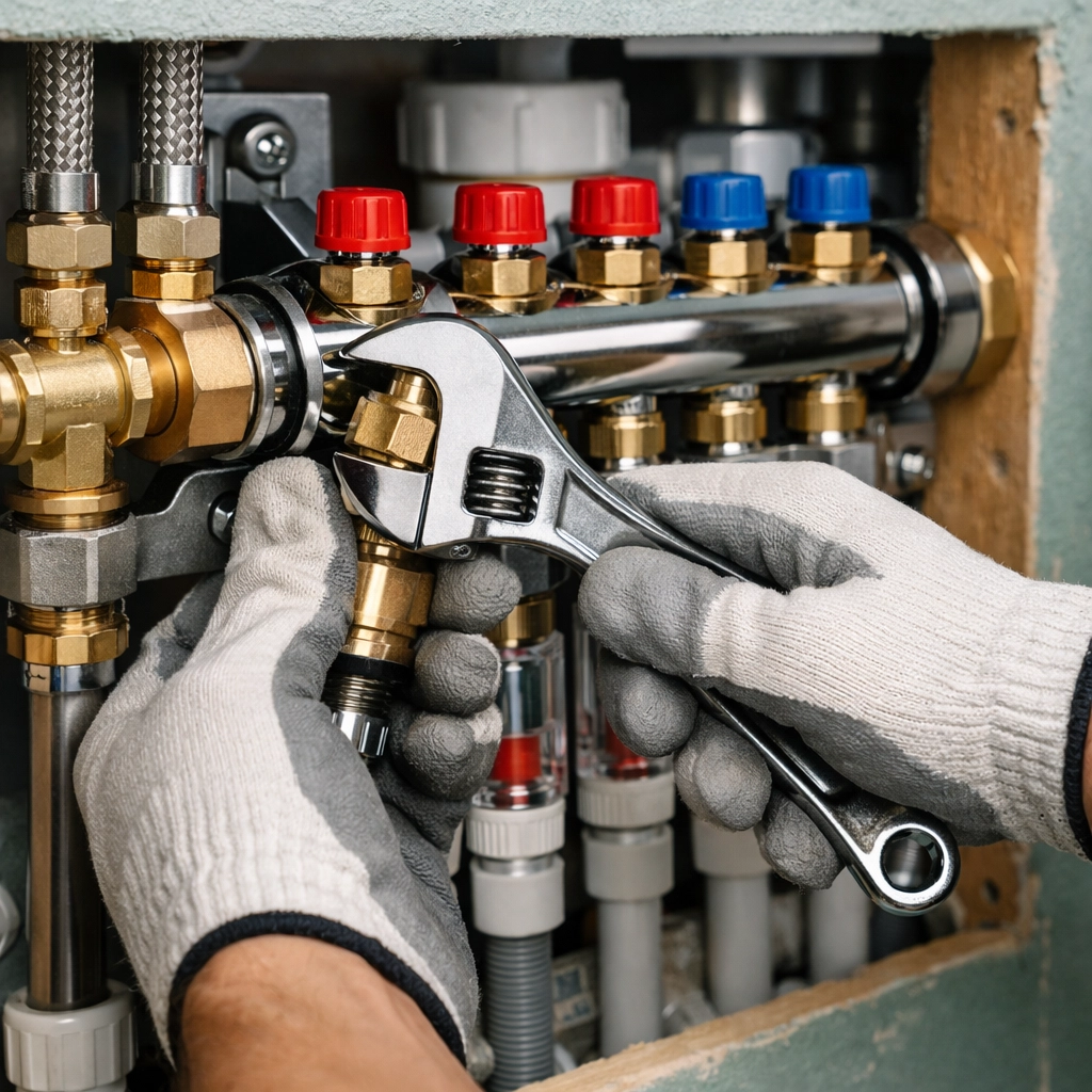 Professional plumbing installation in Philadelphia for a high-quality bathroom renovation.